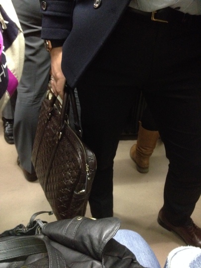 So most men in Japan have these wonderful and stylish manbags and I just love it! I had to snap a sneaky pic of this guy's as it was just so designer looking :P