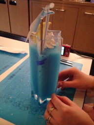 Erin's crazy blue star drink!