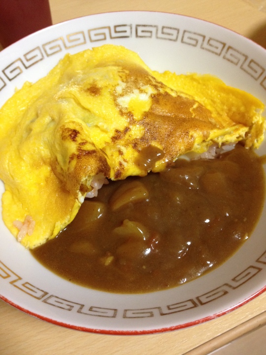 Marlene and I made omerice and curry sauce one night; it was yummy!