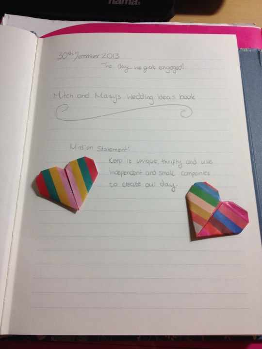 Marlene taught me how to make cute paper hearts :)