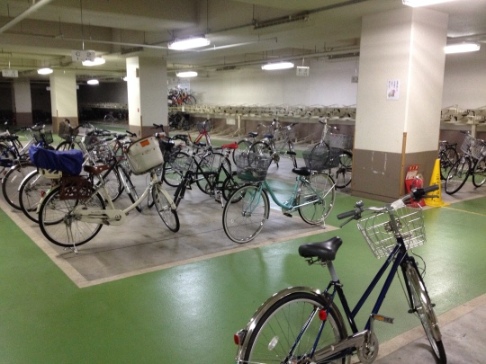So you know underground car parks? Well Japan cycles so much that they have them for bikes!!!