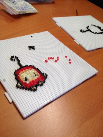 Having played IloMilo on Xbox 360 so much, we decided to make them as necklaces for each other :)
