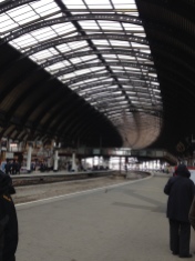 York station; my favourite; on the way back to Mum's