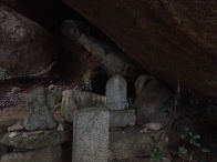 More creepy, under-rock Buddhas