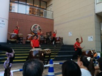 While wondering around the mall, we stumbled across this amazing Taiko display. The power in these people was astounding!