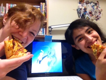 Anime and pizza time