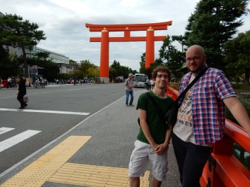 On the way, a massive gate to another shrine we didn't go to