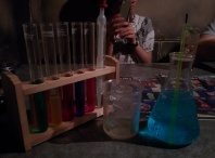 My drink was a test tube set :D