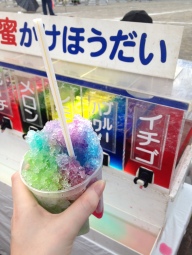 Naturally, if you can pick the flavour you want on your shaved ice... why not all of them!