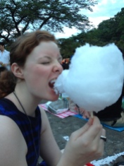 Definitely a fun evening if it involves candy floss