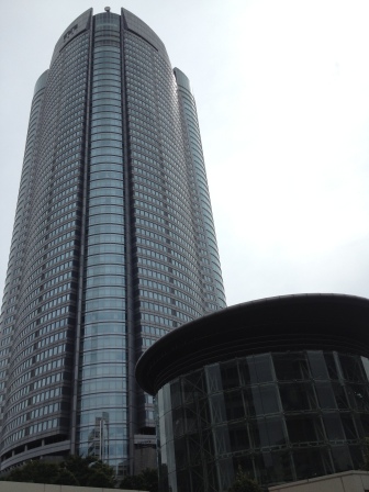 At the top of this tall building awaits the Pokemon cafe!